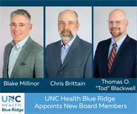 UNC Health Blue Ridge Appoints New Board Members 