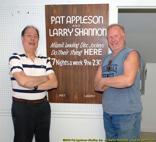 My good buddy Larry Shannon and I "Doing Our Thing"  at the Hunter's Lounge, Miami, a LONG TIME AGO.