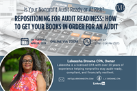 Community Event - Repositioning For Audit Readiness: How To Get Your Books In Order For An Audit
