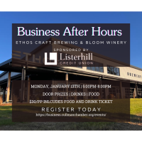 2025 Business After Hours: Ethos Craft Brewing & Bloom Winery