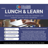 Lunch & Learn: Beyond the Classroom: How the Chamber can support you and your students!