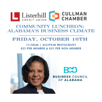 Community Luncheon: Alabama’s Business Climate