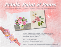 Petals, Paint & Pours
