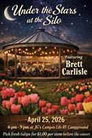 Under the Stars at the Silo - Live Entertainment and Tulip Picking