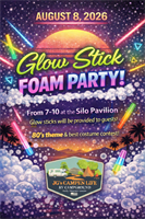 Glow Stick Foam Party - 80s Theme