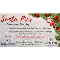 Santa Pics in Downtown Murphy to benefit Big Brothers Big Sisters of Cherokee County