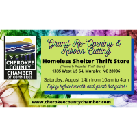 Grand Re-Opening & Ribbon Cutting-Homeless Shelter Thrift Store