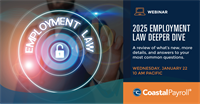 2025 Employment Law Deeper Dive Webinar