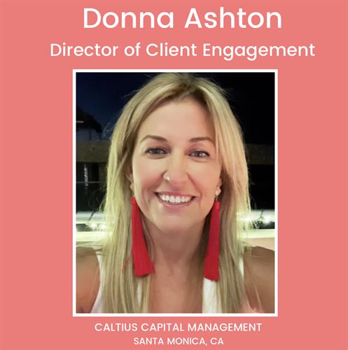 Announcing Donna Ashton, Client Engagement Director