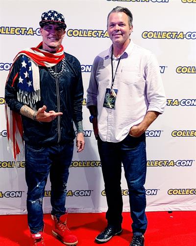 2022 Collect-A-Con Long Beach: Post concert picture with Vanilla Ice 
