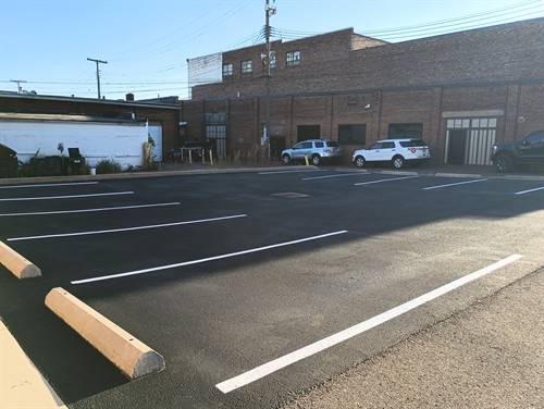 Fresh sealcoat tells clients that you are professional without saying a word.