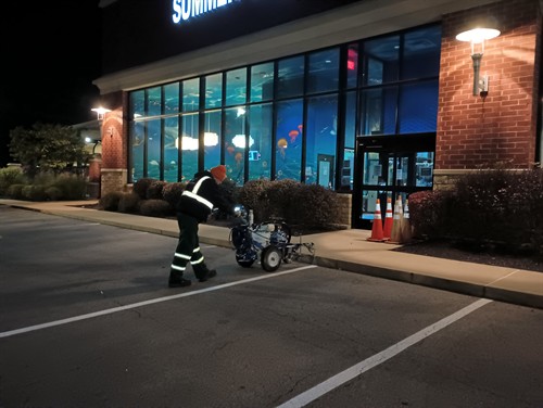 Crisp lines insure your lot stays safe and you convey a professional appearance.