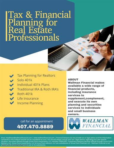 Tax and Financial Planning for Real Estate Professionals