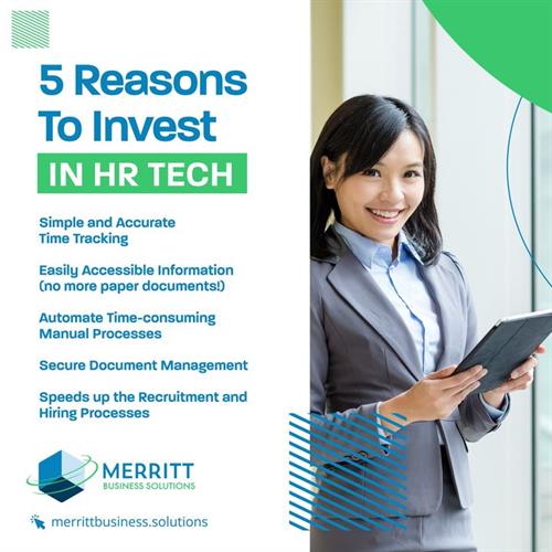 5 Reasons to Invest in  HR Tech