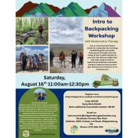 Intro to Backpacking Workshop - Nature Run Park