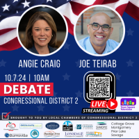 2024 Chambers of CD2 Debate LIVE STREAM: Angie Craig VS. Joe Teirab