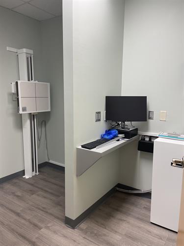 Our in-house x-ray suite gives us a clear picture of the bones in the spine and allows us to know exactly what's going on so we can proceed with care with confidence. 