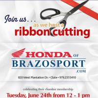 Ribbon Cutting Ceremony for Honda of Brazosport 