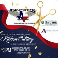 Joint Ribbon Cutting Wings Over Texas Angleton