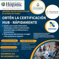 Obtén la Certificación HUB Rápidamente - Sesión de Zoom en Español