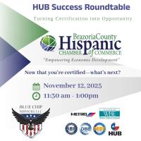 HUB Success Roundtable: Turning Certification into Opportunity
