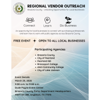 Regional Vendor Outreach