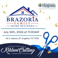 Brazoria Family Home Builders Ribbon Cutting Ceremony