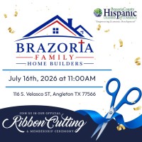Brazoria Family Home Builders Ribbon Cutting Ceremony