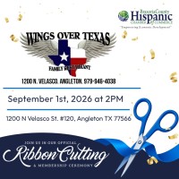 Wings Over Texas Angleton Ribbon Cutting Ceremony