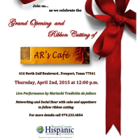 Grand Opening & Ribbon Cutting Ceremony for AR's Cafe