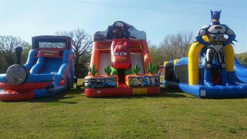 Inflatable Obstacle Course and Dry Slide Rentals