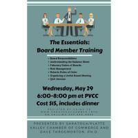 The Essentials: Board Member Training