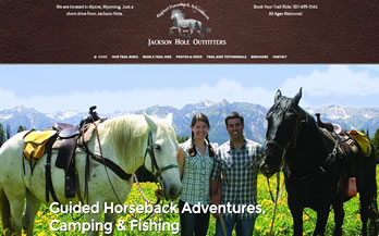 Jackson Hole Trail Rides Website
