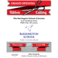 Ribbon Cutting - The Barrington School of Jerome