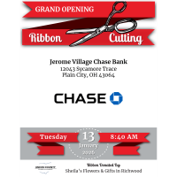 Ribbon Cutting - Jerome Village Chase Bank
