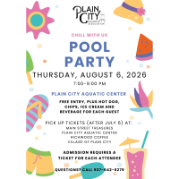 2026 Plain City Business Association Community Pool Party
