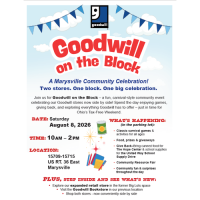 Goodwill on the Block – A Marysville Community Celebration