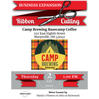 Ribbon Cutting - Camp Brewing Basecamp Coffee