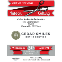Ribbon Cutting - Cedar Smiles Orthodontics