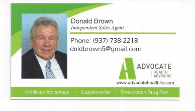 Advocate Health C/O Donald Brown Advocate Health C/O Donald Brown