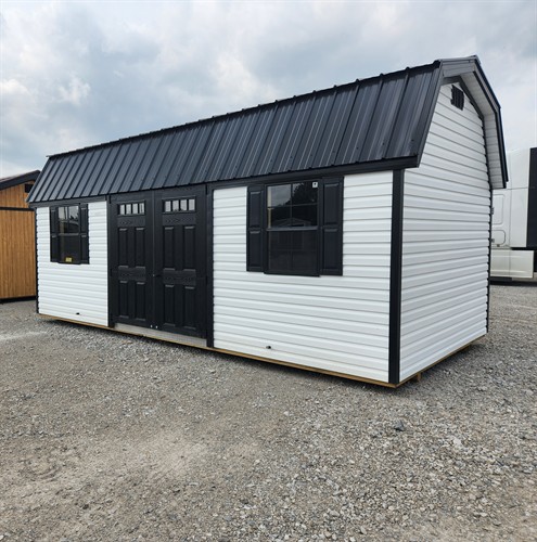 Vinyl Barn Style Shed