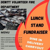 DeWitt Volunteer Fire Department Lunch Stand Fundraiser