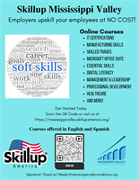 Employers - Stay ahead of the competition, upskill your employees with NO COST online courses with Skillup Mississippi Valley