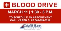 DeWitt Bank & Trust Co. Blood Drive