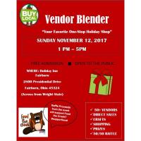 Vendor Blender Holiday 2017 at the Holiday Inn Fairborn