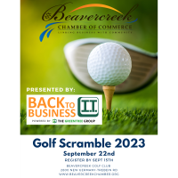 2023 Beavercreek Chamber Golf Scramble Presented by Back to Business I.T.