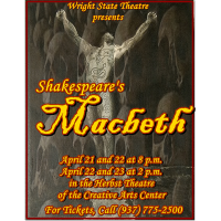 WSU Theatre presents Shakespear's Macbeth