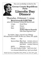 Greene Co Republican Party Lincoln Day Dinner