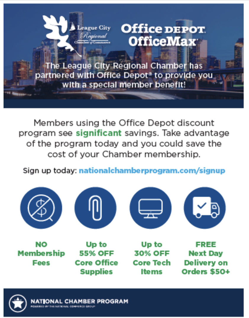 Take advantage of the Office Depot Savings Program!