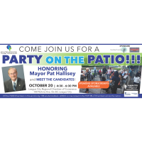  Party on the Patio: Honoring Mayor Pat Hallisey & Meet the Candidates!